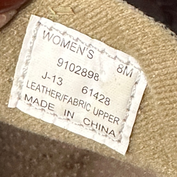 Sperry Angelfish Boat Shoes Anchor Embossed Leather Linen 8 - Picture 9 of 9